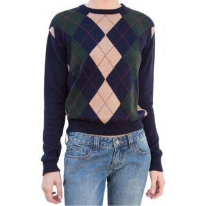 Brandy Argyle Sweater